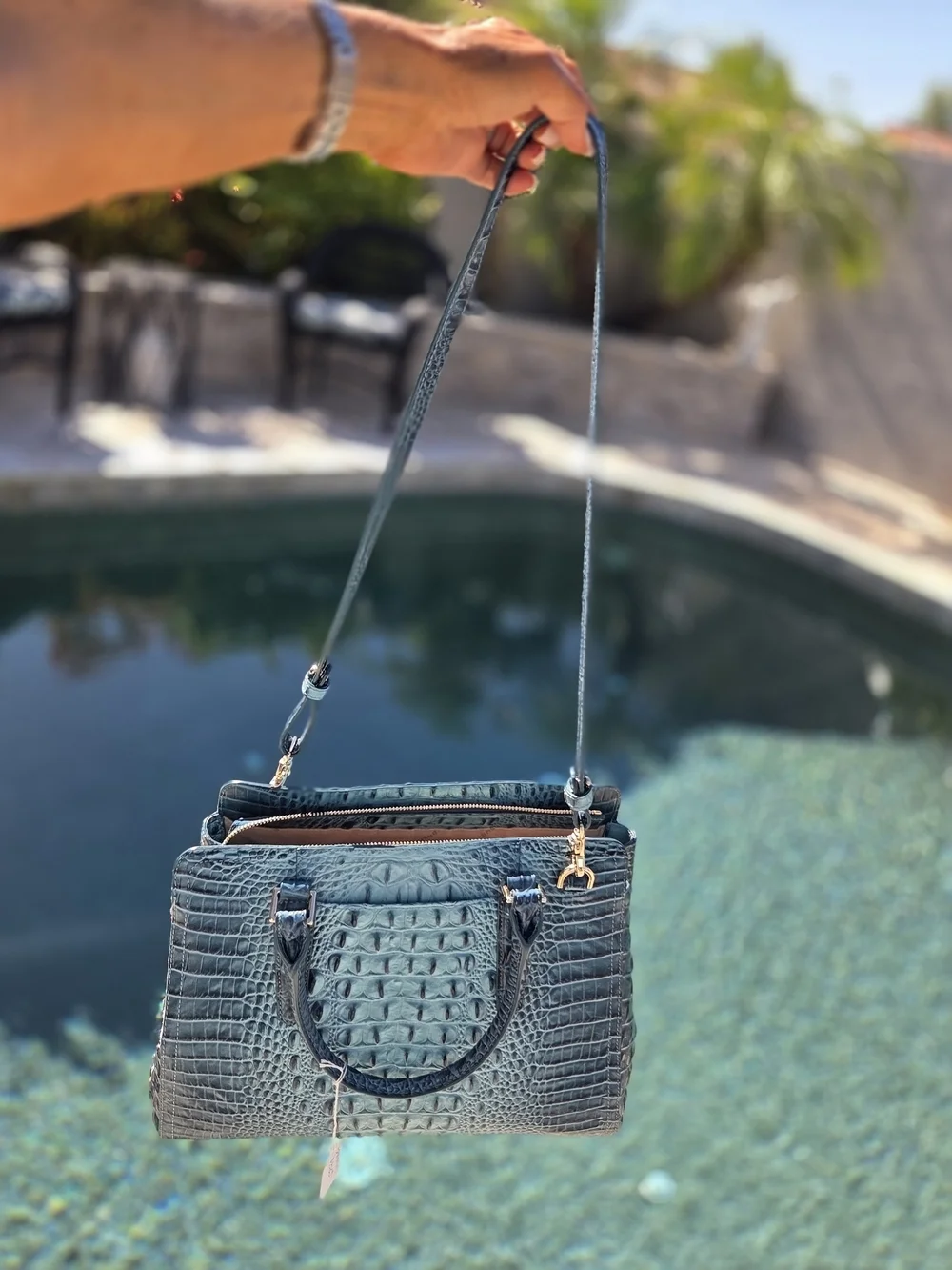 Brahmin stylish blue